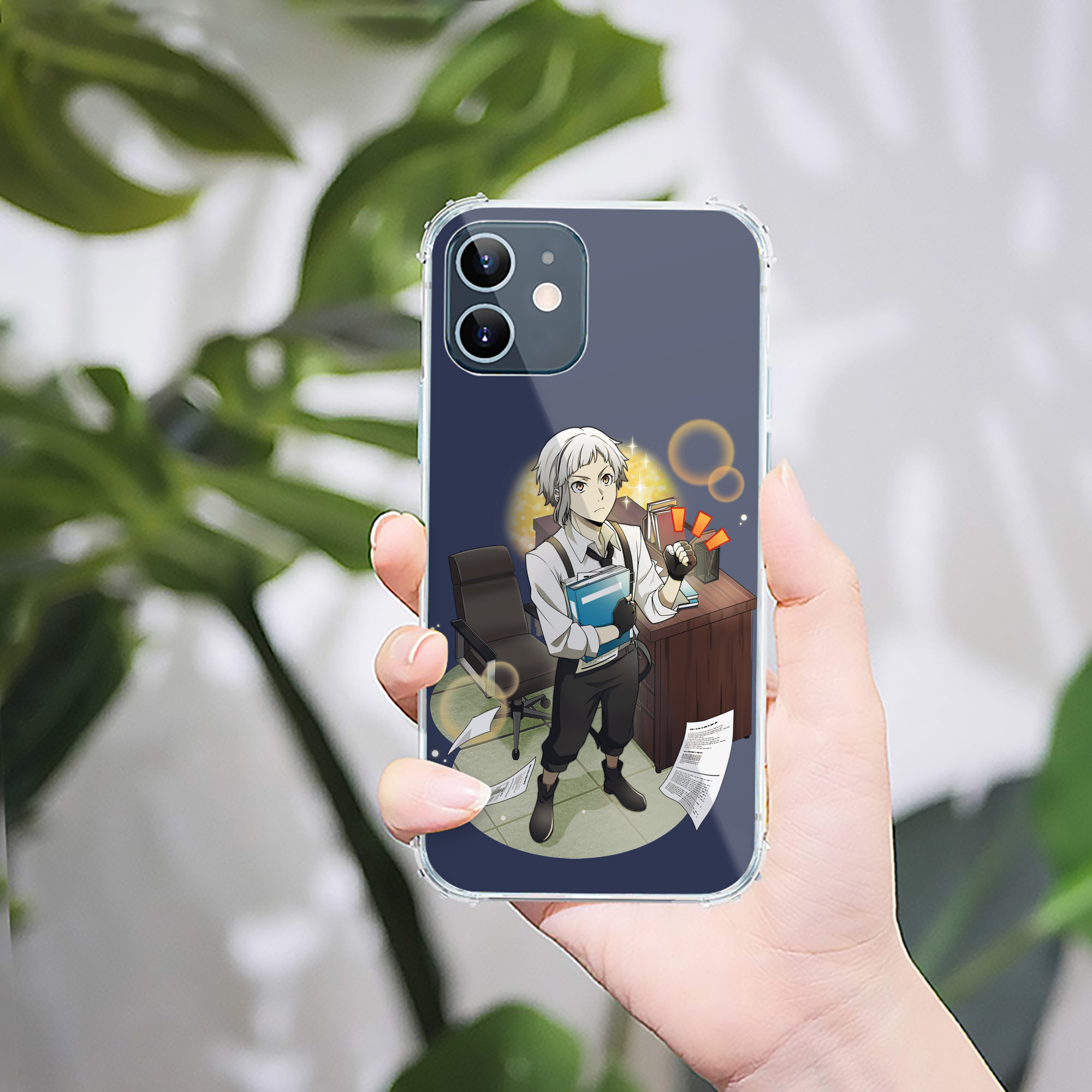 （画像用） 文豪ストレイドッグス Bungo Stray Dogs 【iPhone 12シリーズ対応】透明スマホケース（クリアソフトケース）